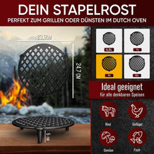 Gusseisen Stapelrost für Dutch Oven