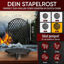 Gusseisen Stapelrost für Dutch Oven