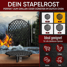 Gusseisen Stapelrost für Dutch Oven