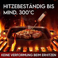 Grillpfanne mit Edelstahl Ringreiniger [26cm,30cm]