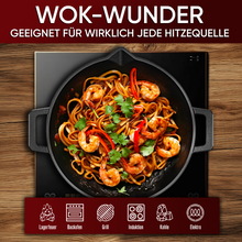 Gusskönig Gusseisen Wok Pfanne 35 cm