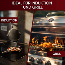 Gusseisen-Grillpfännchen für Grill (6er Set) – 6x Mini-Pfanne