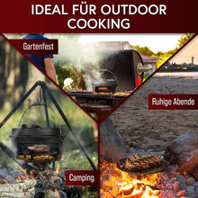 GUSSKÖNIG Gusseisen Stapelrost für 4,5 Liter Dutch Oven [Ø 20cm] - Einsatz für Dutch Oven - Staple Grate - Grillrost Dreibein Gusseisen DutchOven Untersetzer - DutchOven Zubehör