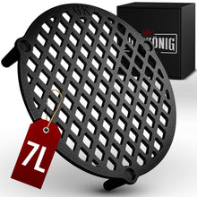 GUSSKÖNIG Gusseisen Stapelrost für 4,5 Liter Dutch Oven [Ø 20cm] - Einsatz für Dutch Oven - Staple Grate - Grillrost Dreibein Gusseisen DutchOven Untersetzer - DutchOven Zubehör