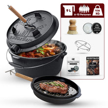 Dutch Oven Set – inkl. 2in1 Deckelheber