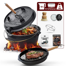Dutch Oven Set – inkl. 2in1 Deckelheber
