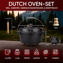 Dutch Oven Set – inkl. 2in1 Deckelheber