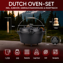Dutch Oven Set – inkl. 2in1 Deckelheber