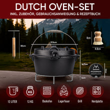 Dutch Oven Set – inkl. 2in1 Deckelheber