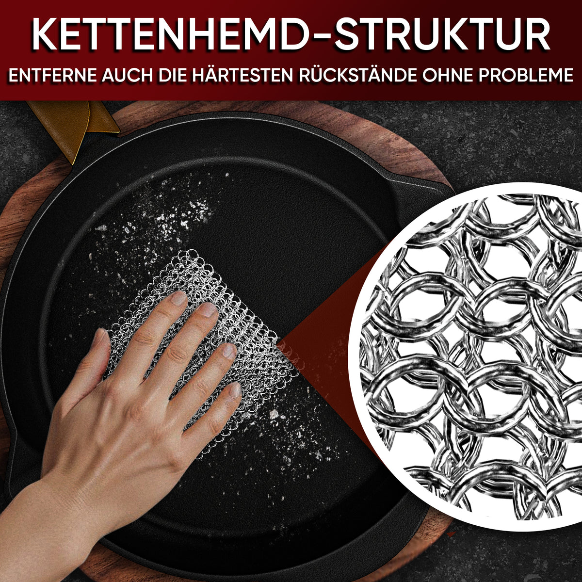 Edelstahl-Ringreiniger – Effektive & schonende Reinigung für Gusseisen