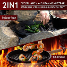 Gusseisen Topf-Set – Ideal zum Braten, Grillen & Schmoren
