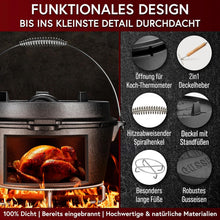 Gusseisen Topf-Set – Ideal zum Braten, Grillen & Schmoren