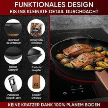 Gusseisen Topf-Set – Ideal zum Braten, Grillen & Schmoren